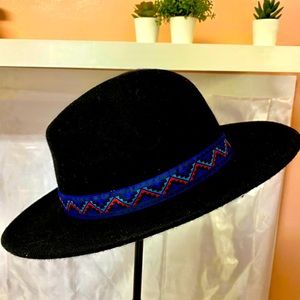 Unisex Black Fedora